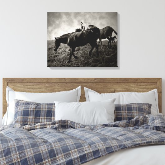 Voor het Storm verpakt Canvas (Insitu (Slaapkamer))