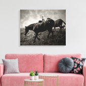 Voor het Storm verpakt Canvas Afdruk (Insitu (Woonkamer))