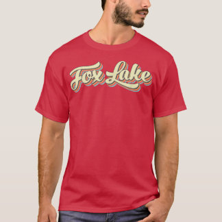 Voor het T-meer Retro Art Baseball Font T-shirt