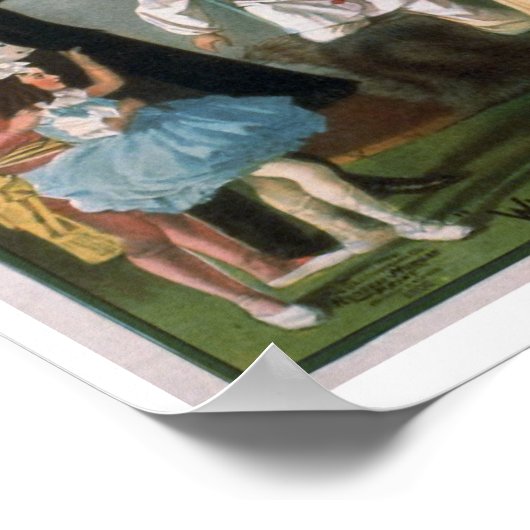 Voor het  theaterPoster van haar kindersake Poster (Hoek)