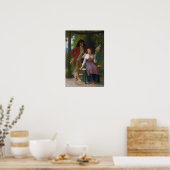 Voor het Verloving door William-Adolphe Bouguerea Poster (Keuken)