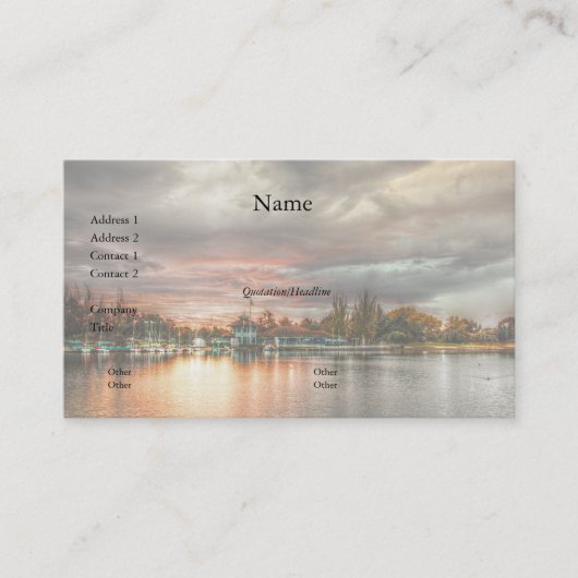 Vóór het Visitekaartje van het Storm (Voorkant)