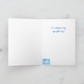 Voor het Wenskaart voor ondersteuning van mijn vri Kaart (Binnen)