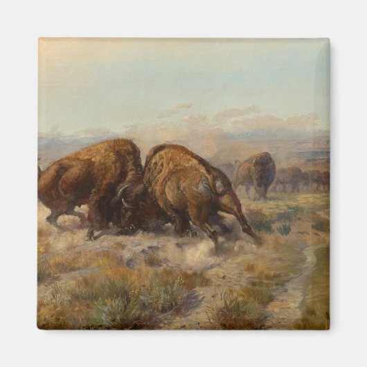 Voor het Witte Man, 1903 door Charles Russell Magneet (Voorkant)