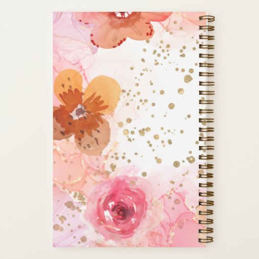 Voor het wordt geschreven journaal notitieboek (Achterkant)