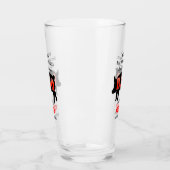 Voor Him Backyard Grilling BBQ Pint Beer Drink Glas (Links)