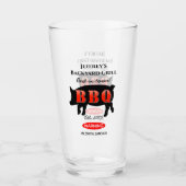 Voor Him Backyard Grilling BBQ Pint Beer Drink Glas (Voorkant)