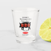 Voor Him Backyard Grilling BBQ Shot Glass Shot Glas (Voorkant)