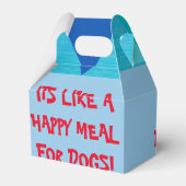 Voor honden de beste hond bedankdoosjes (Achterkant)