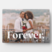 Voor | Horizontale foto van bruiloft of Verloving Fotoplaat (voorkant)