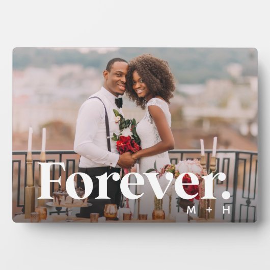 Voor | Horizontale foto van bruiloft of Verloving Fotoplaat (voorkant)