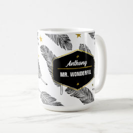 Voor Husband op Vaderdag. Ventilatorpatroon Koffiemok