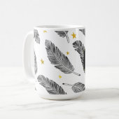 Voor Husband op Vaderdag. Ventilatorpatroon Koffiemok (Voorkant links)