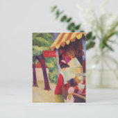 Vóór Hutladen door Macke Briefkaart (Staand voorkant)