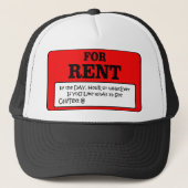 Voor huur trucker pet (Voorkant)