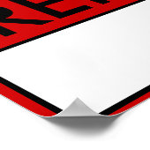 VOOR HUURSENTeken/Poster Poster (Hoek)