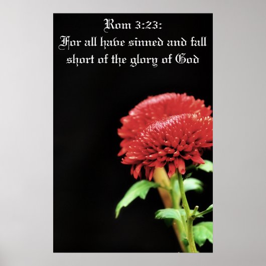 Voor iedereen is er gezondigd poster (Voorkant)