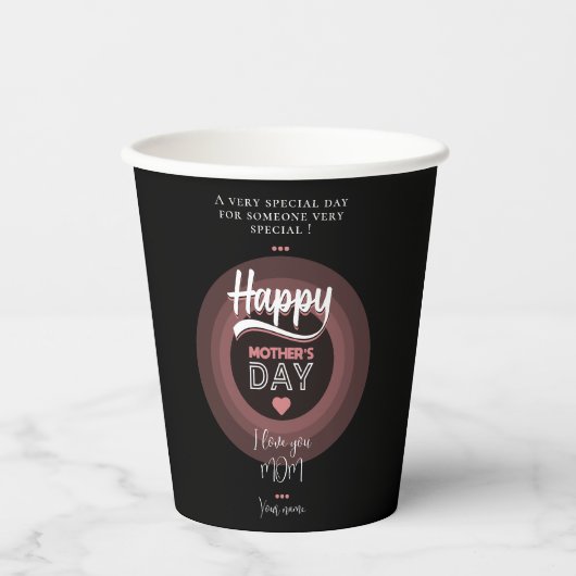 Voor iemand die erg speciaal is papieren bekers (Voorkant)