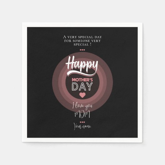 Voor iemand die erg speciaal is servet (Voorkant)