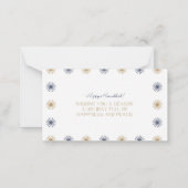 Voor iemand die ik beschouw als een grote zegenend notitiekaartje (Achterkant)