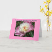 Voor iemand speciaal op haar verjaardag kaart (Gele Bloem)