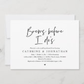 Voor ik dat doe, Wedding Rehearsal Dinner Kaart (Voorkant)