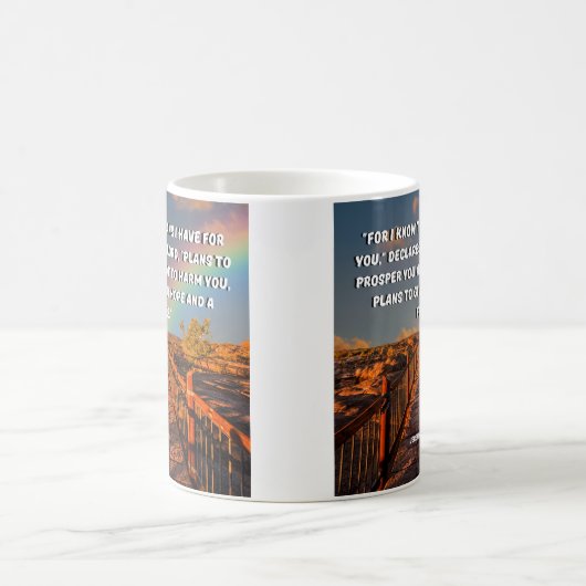 Voor ik de plannen Jeremiah 29 Bijbelversie ken Koffiemok (Center)