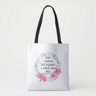 Voor ik de plannen ken die ik voor jullie heb tote bag