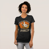 Voor ik het doe – Grappige Gans E-maildreiging Vin T-shirt (Voorkant volledig)