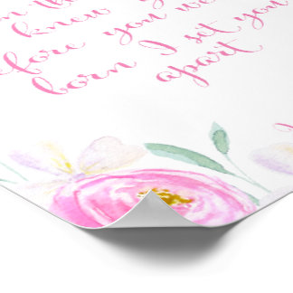 Voor ik je vormde in de baarmoeder kende ik je...  poster