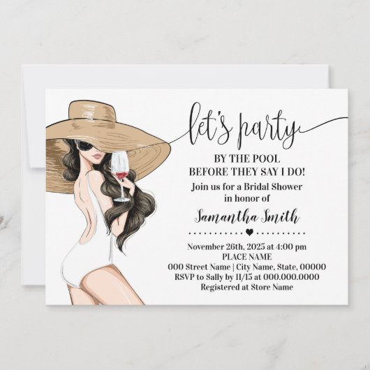 Voor ik partij ben bij het poolse Vrijgezellenfees Kaart (Voorkant)