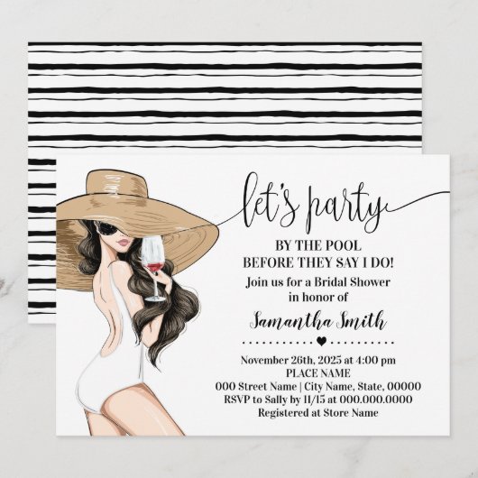 Voor ik partij ben bij het poolse Vrijgezellenfees Kaart (Voorkant / Achterkant)