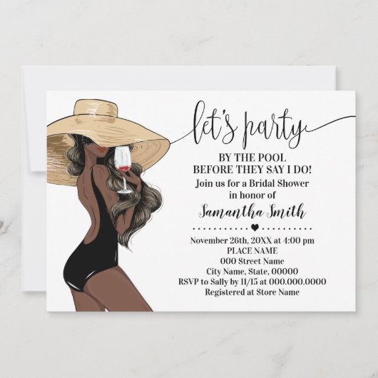 Voor ik partij ben bij het poolse Vrijgezellenfees Kaart (Voorkant)