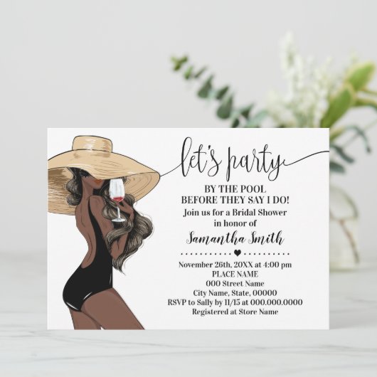 Voor ik partij ben bij het poolse Vrijgezellenfees Kaart (Staand voorkant)