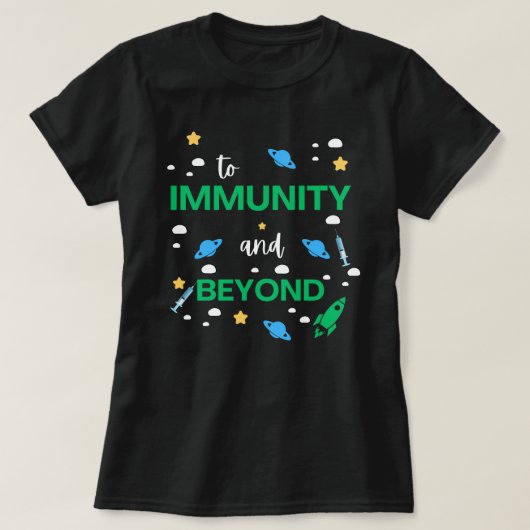 Voor immuniteit en verder dan Shirt, Peds Nurse Sh T-shirt (Design voorkant)