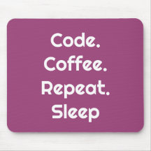 Voor ingenieurs – Code. Coffee. Sleep Muismat