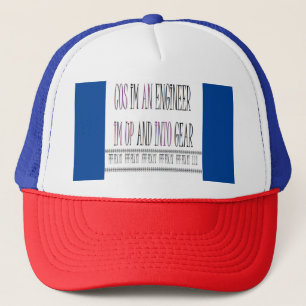 Voor ingenieurs en de heer Fix is de tekst leuk Trucker Pet