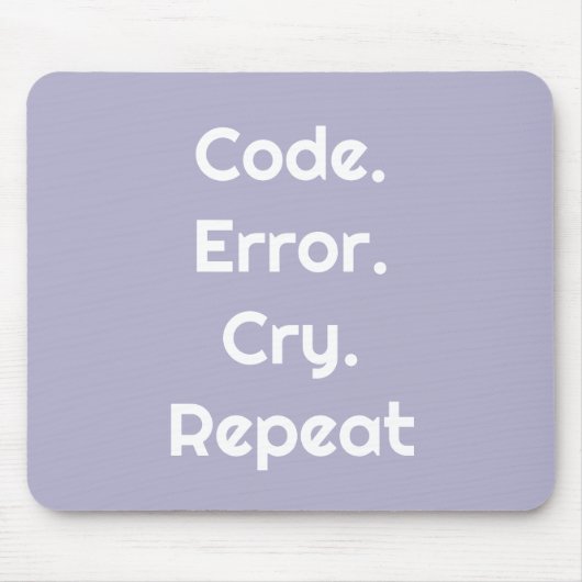 Voor ingenieurs en programmeurs – Codeer. Fout. Hu Muismat (Voorkant)