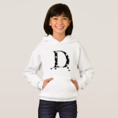 voor initiaal sjabloon hoodie (Voorkant volledig)
