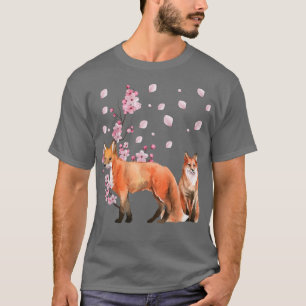 Voor Japanse esthetische Cherry Blossom Vlower Vin T-shirt