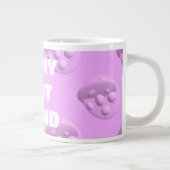 Voor je beste vriend bubbels in roze grote koffiekop (Rechts)