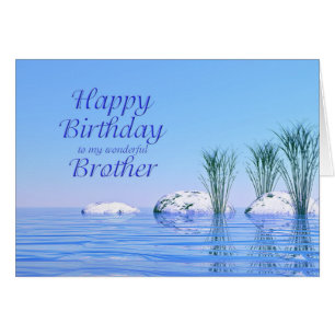 Voor je broer, een soort spa, Blauwe verjaardag