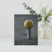 Voor je favoriete golfer briefkaart (Staand voorkant)
