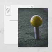 Voor je favoriete golfer briefkaart (Voorkant / Achterkant)