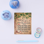 Voor je Geweldige man, Husband Birthday Gift Flyer (Enkel)
