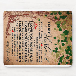 Voor je Geweldige man, Husband Birthday Gift Muismat