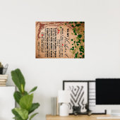 Voor je Geweldige man, Husband Birthday Gift Poster (Thuiskantoor)