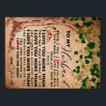 Voor je Geweldige man, Husband Birthday Gift Poster<br><div class="desc">Voor je Geweldige man,  Husband Birthday Gift</div>