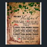 Voor je Geweldige man, Husband Birthday Gift Poster<br><div class="desc">Voor je Geweldige man,  Husband Birthday Gift</div>