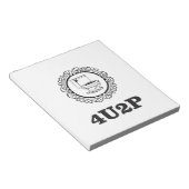 voor je om te plassen notitieblok (Schuin)